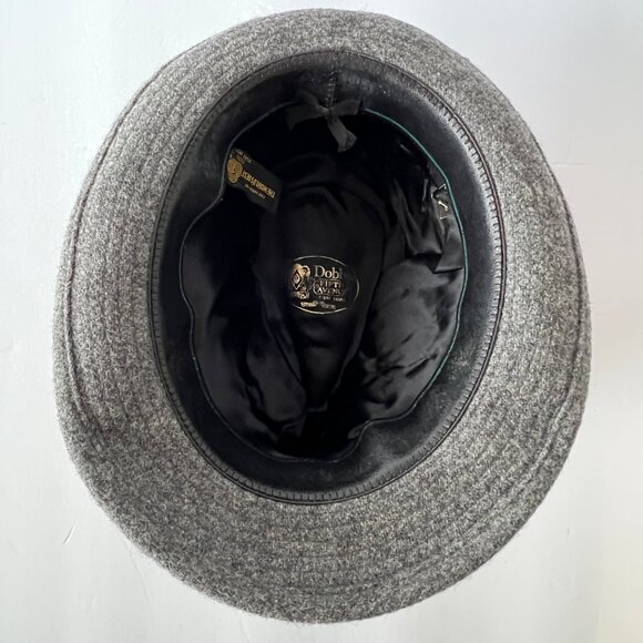 Dobbs Fifth Avenue 100% Wool Hat Vintage, Gray, Size 7 1/8, Great Look! - Picture 10 of 16